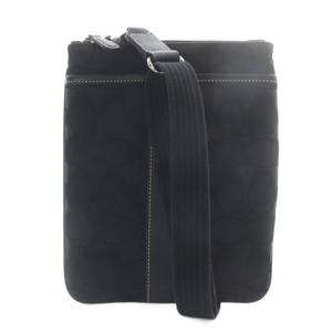 コーチ COACH ショルダーバッグ ポーチ シグネチャー 黒 ブラック /SR ■GY04 レディース