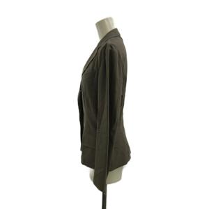 グッチ GUCCI テーラードジャケット 上着 ウール 42 グレージュ 無地 ノッチドラペル 長袖 207-1116-4922 /PP ■GY19 レディース