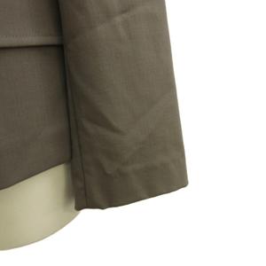 グッチ GUCCI テーラードジャケット 上着 ウール 42 グレージュ 無地 ノッチドラペル 長袖 207-1116-4922 /PP ■GY19 レディース