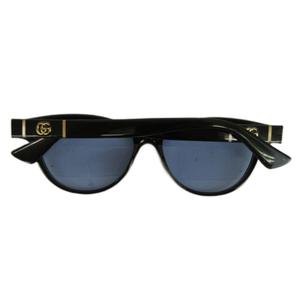 グッチ GUCCI 眼鏡 サングラス セルフレーム カラーレンズ キャットアイ GGロゴ 54□15-145 黒 ブラック GG0766OA /XZ ■GY19 レディース
