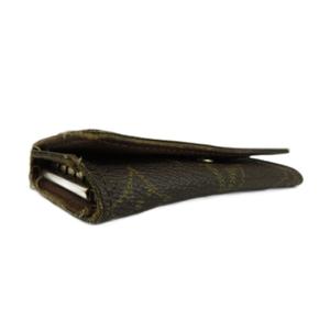 ルイヴィトン LOUIS VUITTON モノグラム ミュルティクレ 4 キーケース 三つ折り 4連 PVC レザー 総柄 茶色 ブラウン /XZ ■GY12 メンズ レディース