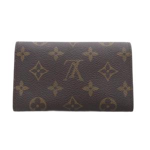 ルイヴィトン LOUIS VUITTON モノグラムポルトモネジップ 二つ折り財布 茶 ブラウン スナップボタン開閉 M61735 /RI ■OS ■GY03 ■OH メンズ レディース