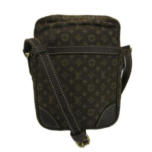 ルイヴィトン LOUIS VUITTON モノグラム ミニ ラン ダヌーブ ショルダーバッグ ポシェット キャンバス レザー 総柄 茶色 ブラウン M95228 /XZ ■GY04 レディース