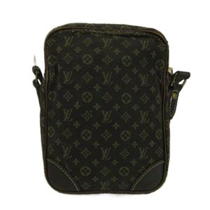 ルイヴィトン LOUIS VUITTON モノグラム ミニ ラン ダヌーブ ショルダーバッグ ポシェット キャンバス レザー 総柄 茶色 ブラウン M95228 /XZ ■GY04 レディース