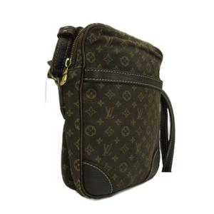 ルイヴィトン LOUIS VUITTON モノグラム ミニ ラン ダヌーブ ショルダーバッグ ポシェット キャンバス レザー 総柄 茶色 ブラウン M95228 /XZ ■GY04 レディース
