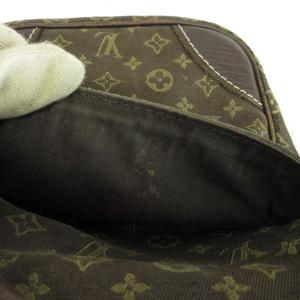 ルイヴィトン LOUIS VUITTON モノグラム ミニ ラン ダヌーブ ショルダーバッグ ポシェット キャンバス レザー 総柄 茶色 ブラウン M95228 /XZ ■GY04 レディース