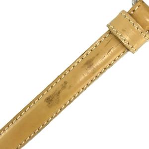 グッチ GUCCI ヴィンテージ Gバックル ナローベルト エナメル ロゴ 80・32 ベージュ /XZ ■GY19 レディース