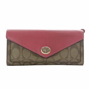 COACH リュック　バッグパック　ターンロック　ダブルポケット　ピンクベージュ COACH リュック バッグパック ターンロック ダブルポケット