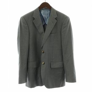 ポールスミス PAUL SMITH エルメネジルドゼニア Ermenegildo Zegna スーツ テーラードジャケット ブレザー 背抜き ストライプ M グレー ■GY18 /MW メンズ