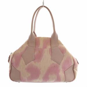 Vivienne Westwood ハンドバッグ　総柄　キャンバス　白黒 ヴィヴィアンウエストウッド Vivienne Westwood anglomania