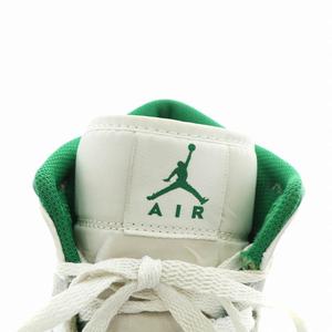ナイキ NIKE エアジョーダン 1 ミッド グリーン グレー ホワイト