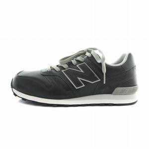 ニューバランス NEW BALANCE スニーカー レザー ローカット ロゴ US8.5