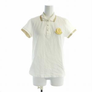 モンクレール MONCLER ポロシャツ 半袖 ロゴ ラメ ハーフボタン