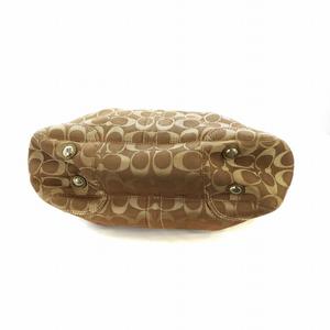 コーチ レザー キャンバス ダブルフェイス ゴールド金具 ロゴ ハンドバッグ COACH】コーチ コーティングキャンバス レザー シグネチャー