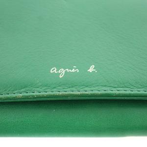 アニエスベー agnes b. 三つ折り財布 ミニウォレット レザー