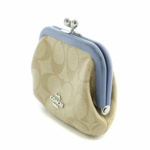 コーチ COACH ノラ キスロック コインケース シグネチャー キャンバス 