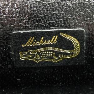 michsell ワンショルダーバッグ シャイニークロコレザー ワニ革