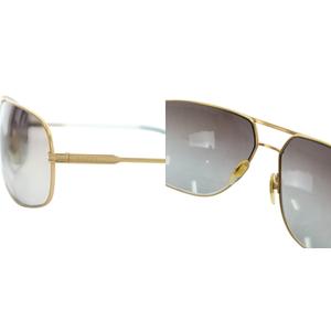 【美品　グッチ】GUCCI　サングラス　ティアドロップ　ゴールド＆ホワイト　正規 グッチ GUCCI サングラス メガネ ティアドロップ メタルフレーム 金属