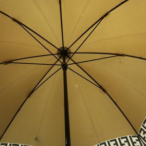 フェンディ FENDI 雨傘 長傘 パラソル ロゴ ズッカ柄 総柄 ベージュ