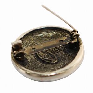 シャネル CHANEL ヴィンテージ ココマーク ブローチ ピンブローチ アクセサリー ロゴ 26.1g シルバーカラー /KW ■GY11 ■OH レディース