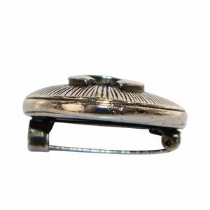 シャネル CHANEL ヴィンテージ ココマーク ブローチ ピンブローチ アクセサリー ロゴ 26.1g シルバーカラー /KW ■GY11 ■OH レディース
