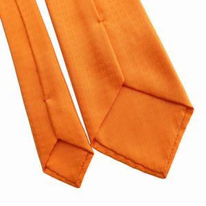 エルメス HERMES ネクタイ レギュラータイ ダービータイ シルク H ロゴ 総柄 オレンジ /MW ■GY18 メンズ