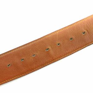 エルメス HERMES ベルト レザー ロゴ H ゴールド金具 茶 ブラウン /MW ■GY18 メンズ