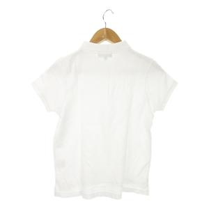 ポロジーンズ ラルフローレン POLO JEANS ポロシャツ 鹿の子 半袖 コットン ロゴワッペン L 白 ホワイト /MN15 ■GY11 レディース