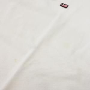 ポロジーンズ ラルフローレン POLO JEANS ポロシャツ 鹿の子 半袖 コットン ロゴワッペン L 白 ホワイト /MN15 ■GY11 レディース
