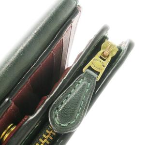 コーチ COACH ストゥディオ 二つ折り財布 ウォレット 小銭入れあり レザー 革 プッシュロック開閉 ロゴ 緑 グリーン C6727 /CK25 ■GY18 レディース