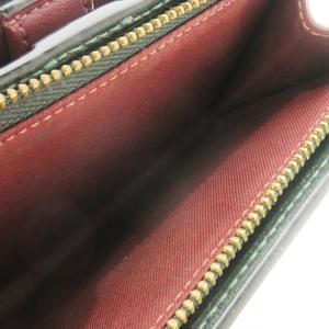 コーチ COACH ストゥディオ 二つ折り財布 ウォレット 小銭入れあり レザー 革 プッシュロック開閉 ロゴ 緑 グリーン C6727 /CK25 ■GY18 レディース