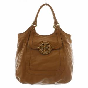 トリーバーチ TORY BURCH アマンダ AMANDA トートバッグ ショルダー 2WAY レザー ロゴ 茶色 ブラウン /XZ ■GY18 レディース