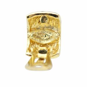 シャネル CHANEL イヤリング アクセサリー 両耳用 ラインストーン ココマーク ロゴ ゴールド色 黒 ブラック ■GY18 /MQ ■OH レディース