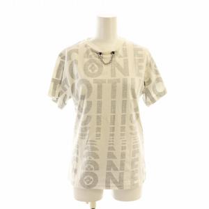 ルイヴィトン LOUIS VUITTON 21SS リバースシグネチャー Tシャツ カットソー 半袖 XS 白 ホワイト RW211W ZQU FKTS13 ■GY17 /MQ レディース