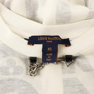 ルイヴィトン LOUIS VUITTON 21SS リバースシグネチャー Tシャツ カットソー 半袖 XS 白 ホワイト RW211W ZQU FKTS13 ■GY17 /MQ レディース