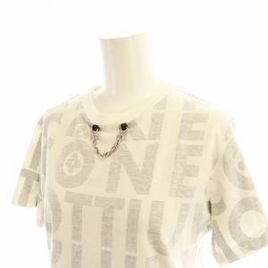 ルイヴィトン LOUIS VUITTON 21SS リバースシグネチャー Tシャツ カットソー 半袖 XS 白 ホワイト RW211W ZQU FKTS13 ■GY17 /MQ レディース