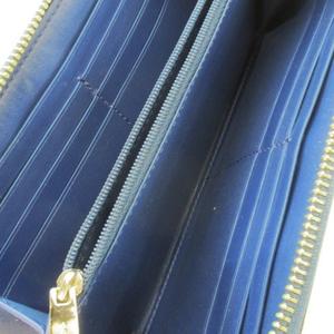 コーチ COACH 長財布 ロングウォレット 小銭入れあり レザー シグネチャー ロゴ 花柄 ラウンドファスナー 茶 ブラウン 青 ブルー /AH15 ■GY18 レディース