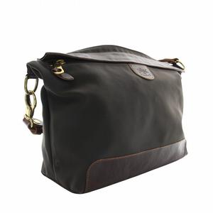 イルビゾンテ IL BISONTE ショルダーバッグ ナイロン レザー ロゴ 型