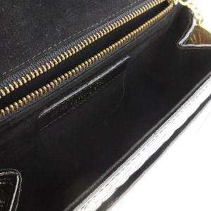【人気モデル】ブラックレザーハンドバック25㎝未使用新品（キー＆クシュレット付） 大特価】4色展開 フェイクレザー 合皮 メタルロック ストロー