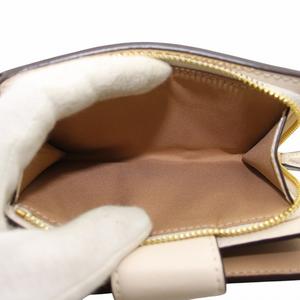コーチ COACH ミディアム コーナー ジップ ウォレット 財布 二つ折り PVC レザー シグネチャー 総柄 ロゴ ゴールド金具 ベージュ 白 ホワイト C0082 /XZ ■GY11 レディース