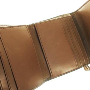 コーチ COACH 二つ折り財布 ウォレット 小銭入れあり PVC レザー 革 シグネチャー ロゴ 茶 ブラウン F87589 /CK32 ■GY18 レディース