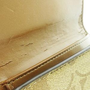 コーチ COACH 二つ折り財布 ウォレット 小銭入れあり PVC レザー 革 シグネチャー ロゴ 茶 ブラウン F87589 /CK32 ■GY18 レディース