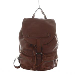 LONGCHAMP ロンシャン レザーリュック シボ革 ロゴ型押し オールレザー LONGCHAMP ロンシャン レザーリュック シボ革 ロゴ型押し オール