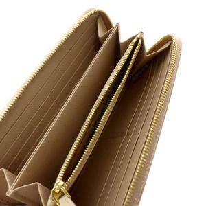 PRADA 長財布 メタリックゴールド プラダ PRADA 長財布 ラウンドファスナー ロング ウォレット