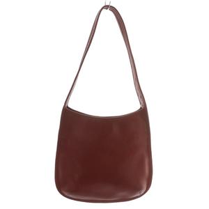 良品★COACH／コーチ 0142-375 オールドコーチ グローブレザー バケツ型 ショルダーバッグ／ダッフルサック ブラック／黒 オシャレ◎ USA製 COACH オールド コーチ レザー ショルダーバッグ 黒×茶☆6115