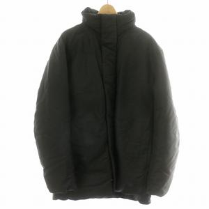 グッチ GUCCI ダウンジャケット アウター ブルゾン スタンドネック フルジップ 総裏地 イタリア製 46 S 黒 ブラック /MP ■GY17 メンズ