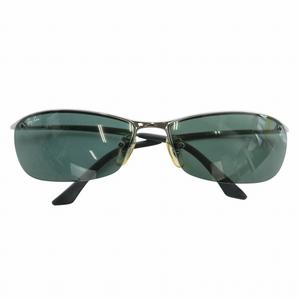 レイバン RAY BAN ダウンタウン 眼鏡 サングラス メタルフレーム カラーレンズ スクエア ロゴ 63 15 シルバー色 RB3168 ...