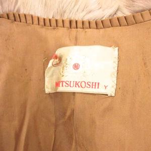 MITSUKOSHI ブラウンファーコートジャケット MITSUKOSHI ブラウンファーコートジャケット