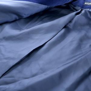 ラルフローレン RALPH LAUREN テーラードジャケット ブレザー 長袖 アウター ベロア 総裏地 サイドベンツ 日本製 青 ブルー /MP ■GY18 レディース