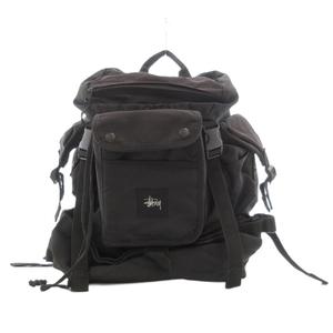 ステューシー STUSSY 90s ヴィンテージ アーミー バックパック リュックサック ナイロン 黒 ブラック /UO ■GY18 メンズ